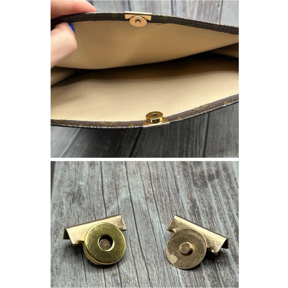 No Sew Gold Magnetic Buckle Clasp Seamless for Bags, Clothing, Project / DIY